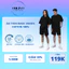 Áo thun trơn Kirkland Unisex Oversize Gym wear [Nam,Nữ] - Áo phông - Màu: Đen ,Trắng