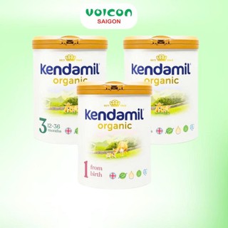 Sữa Kendamil Organic Anh Quốc Số 1 2 3 - Sữa Bột Hữu Cơ Nguyên Kem Phát Triển Toàn Diện 800g