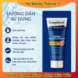 Kem dưỡng Compliment No problem AHA-BHA-PHA phục hồi, tái tạo da dầu mụn 50ml của NGA