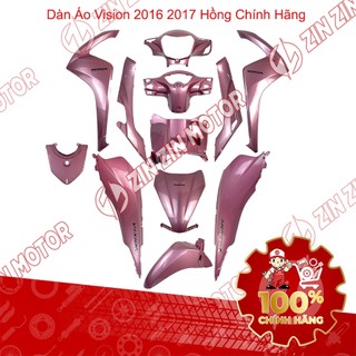 Dàn Áo Vision 2016 2017 Hồng 53200-K44-V40ZD, 53210-K44-V20ZJ, 64300-K44-V40ZA Chính Hãng - ZZM