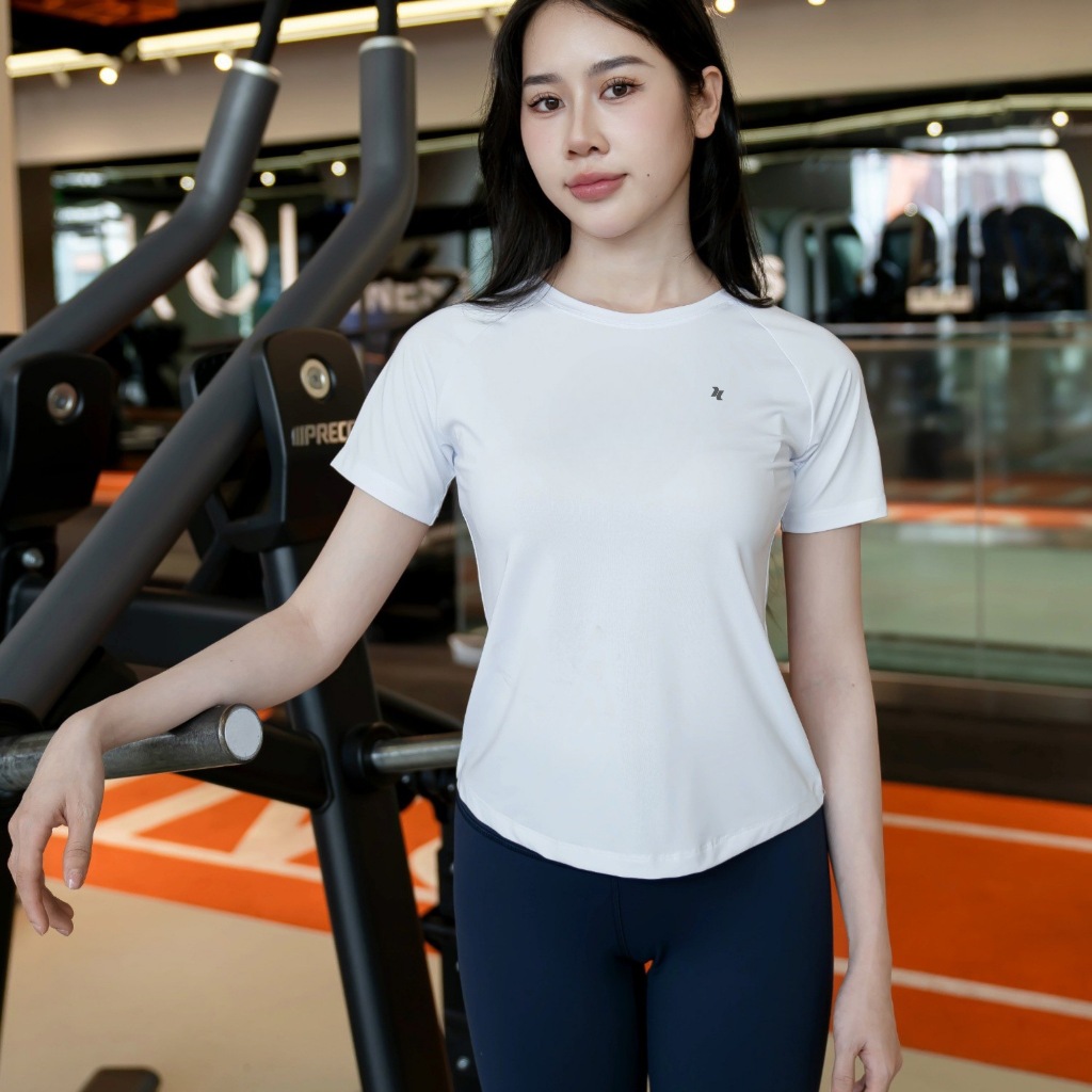 Áo thun thể thao nữ cổ tròn Reeta tập gym, yoga, chạy bộ,chất liệu thoáng khí năng động trẻ trung-A087 | BigBuy360 - bigbuy360.vn