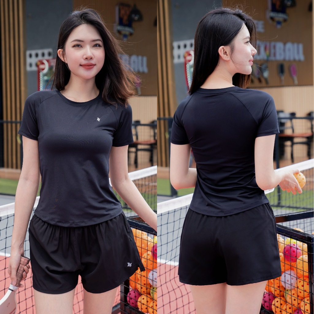 Áo thun thể thao nữ cổ tròn Reeta tập gym, yoga, chạy bộ,chất liệu thoáng khí năng động trẻ trung-A087 | BigBuy360 - bigbuy360.vn