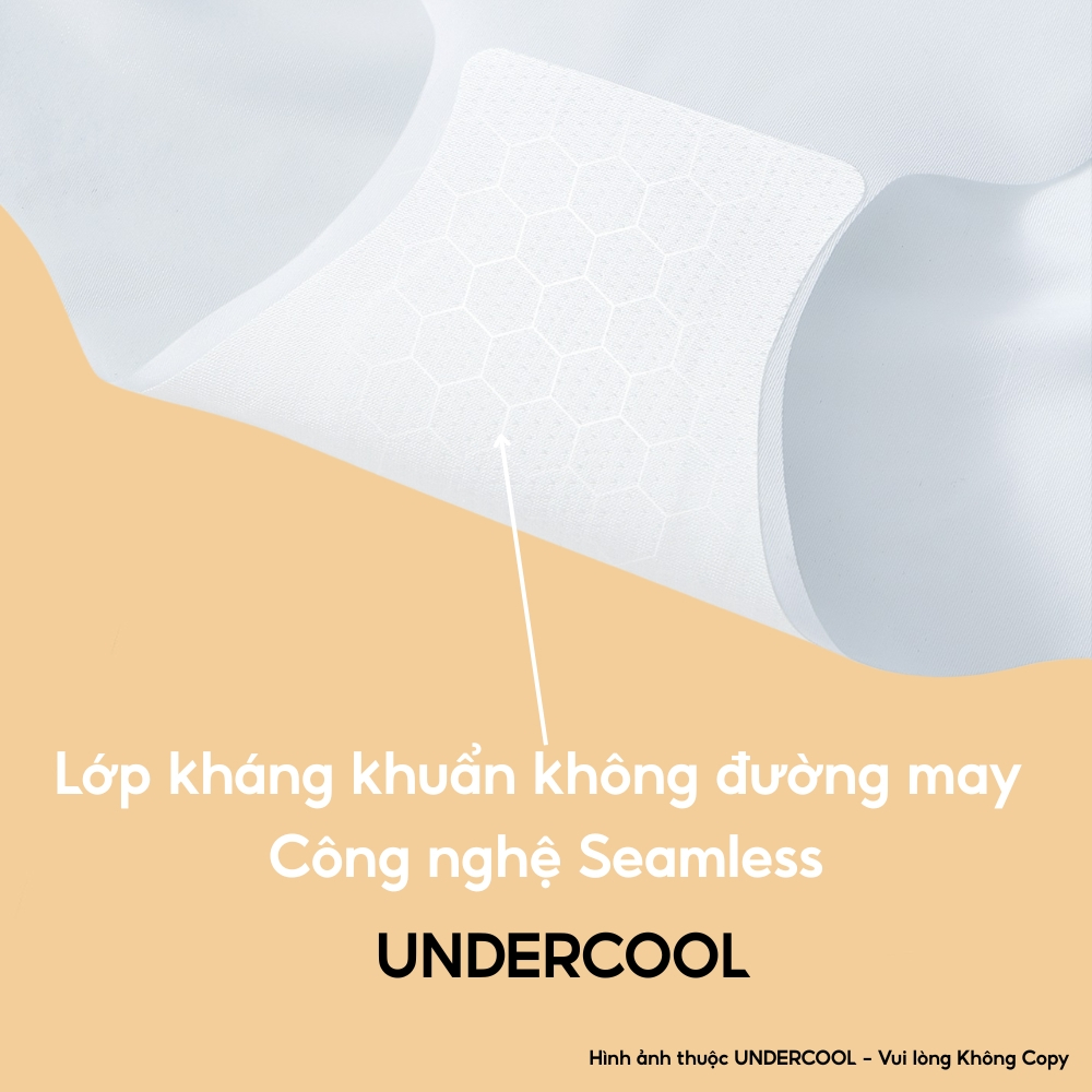 Set 6 Quần Lót Nữ Su Tơ làm mát UNDERCOOL tàng hình, Su Thạch Sóng Băng Lụa Siêu Tàng Hình Kháng Khuẩn QL59