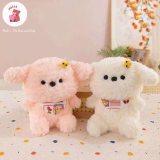 (MUA 1 TẶNG 1) Gấu bông Cún Yếm Cherry 25cm - Quà tặng dễ thương MEILI STORE