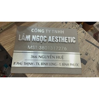( GIAO hỎA TỐC) bảng công ty, bảng số nhà, bảng hộ kinh doanh chất liệu cao cấp bền đẹp sang trọng nhiều kích thước.