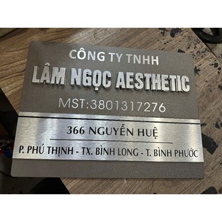 ( GIAO hỎA TỐC) bảng công ty, bảng số nhà, bảng hộ kinh doanh chất liệu cao cấp bền đẹp sang trọng nhiều kích thước.