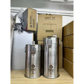 COMBO Lọc INOX NANO DAU AQUARIUM Fi114 bản cao 20cm-25cm cho bể thuỷ sinh 30 đến 60cm
