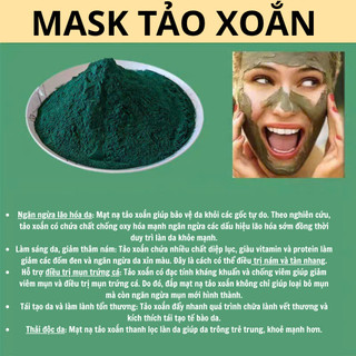 Mặt nạ tảo xoắn, mặt nạ tảo biển phục hồi dưỡng ẩm cấp trắng da Fengcha