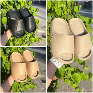 Dép Bánh Mì Slide Unisex Vân Nhám – Dép Bánh Mì Nam Nữ Đế Cao 4cm, Chống Trơn Trượt
