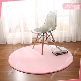 Thảm trải sàn hình tròn decor chụp ảnh màu đẹp chất liệu nhung nỉ  kích thước 80CM |JAFUMA|
