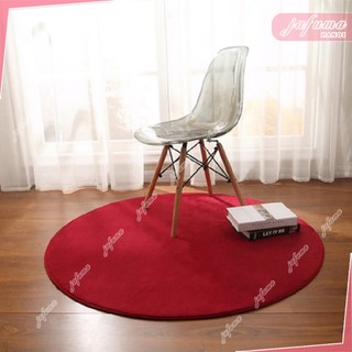Thảm trải sàn hình tròn decor chụp ảnh màu đẹp chất liệu nhung nỉ  kích thước 80CM |JAFUMA|