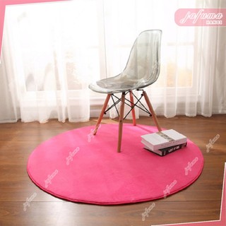 Thảm trải sàn hình tròn decor chụp ảnh màu đẹp chất liệu nhung nỉ  kích thước 80CM |JAFUMA|