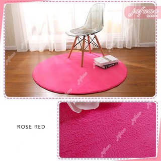 Thảm trải sàn hình tròn  decor chụp ảnh màu đẹp chất liệu nhung nỉ  kích thước 100CM |JAFUMA|