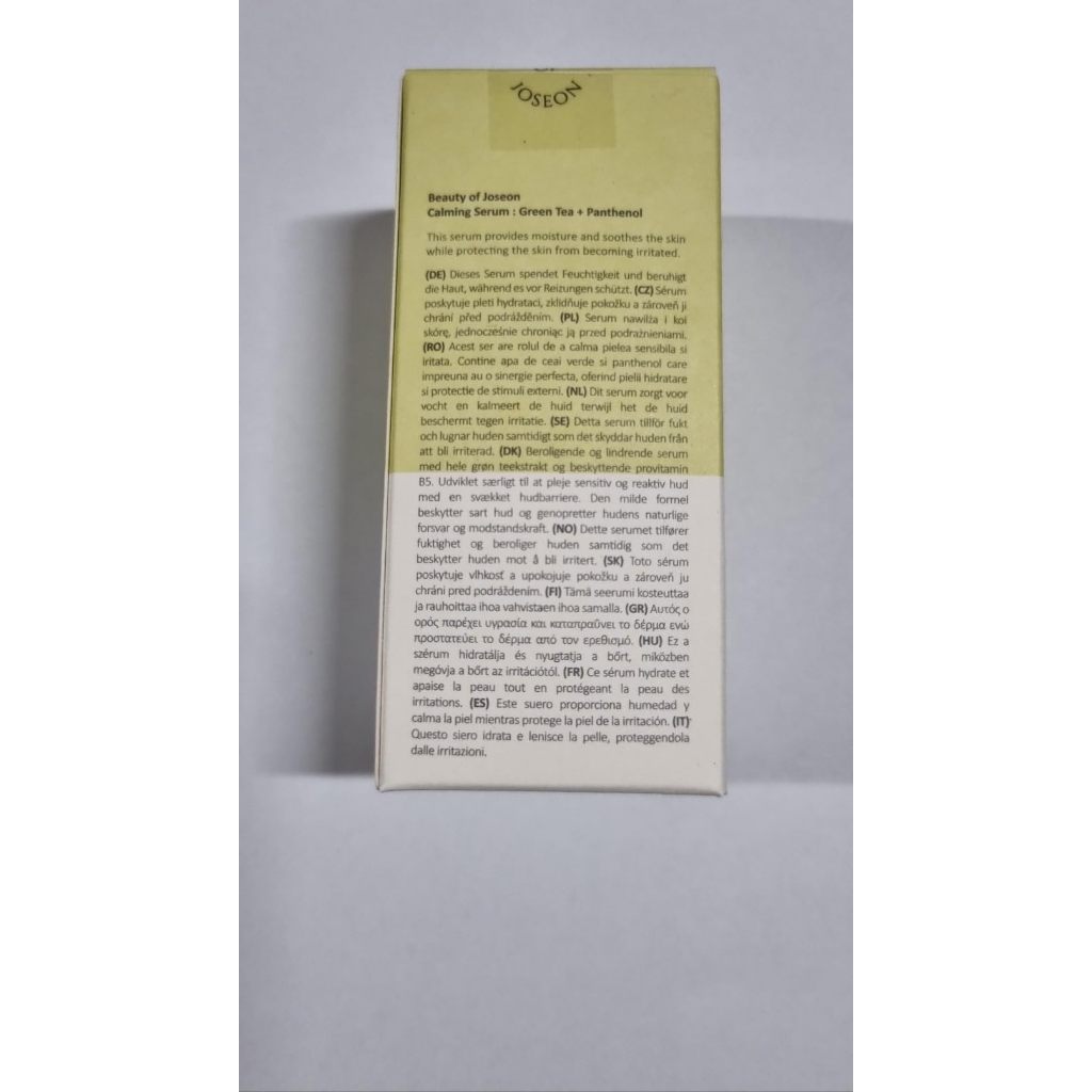 Tinh Chất Chiết Xuất Trà Xanh Beauty Of Joseon Calming Serum Green Tea + Panthenol 30ml
