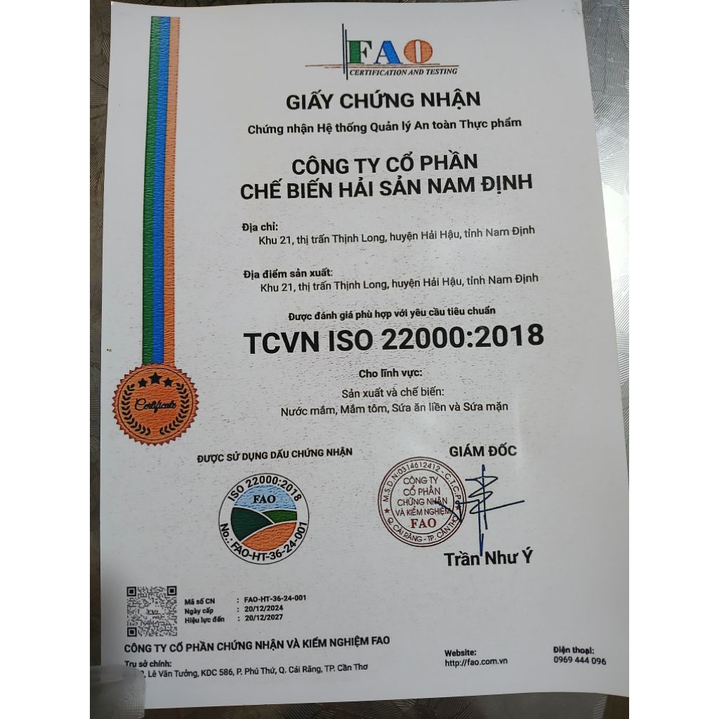 Nước mắm chắt truyền thống Ninh cơ chai thủy tinh 500ml. Đạm >=35. cốt cá cơm than