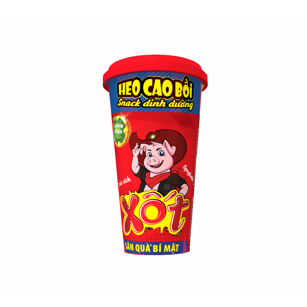 [Chọn vị] Combo 5 Ly Xúc Xích Tiệt Trùng Heo Cao Bồi Lắc