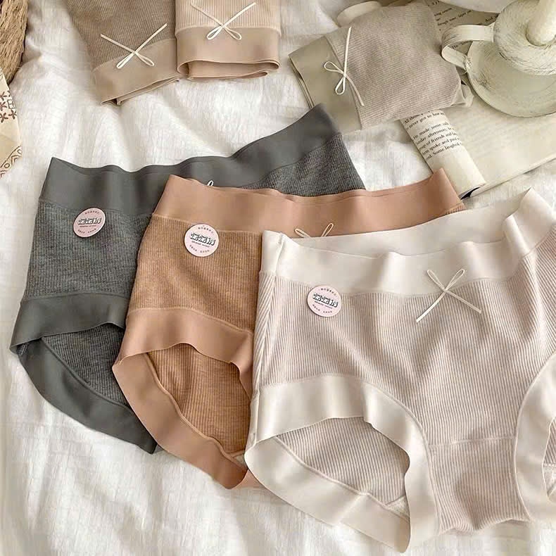 Sét 5 quần lót cotton tăm, Quần lót 7A1 chất cotton tăm co giãn kháng khuẩn