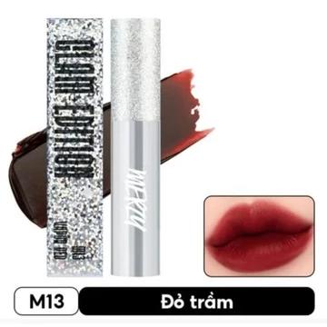 Son Kem Lì Merzy The Glam Mellow Tint 4g #M13 Đỏ Trầm (Vỏ Bạc)