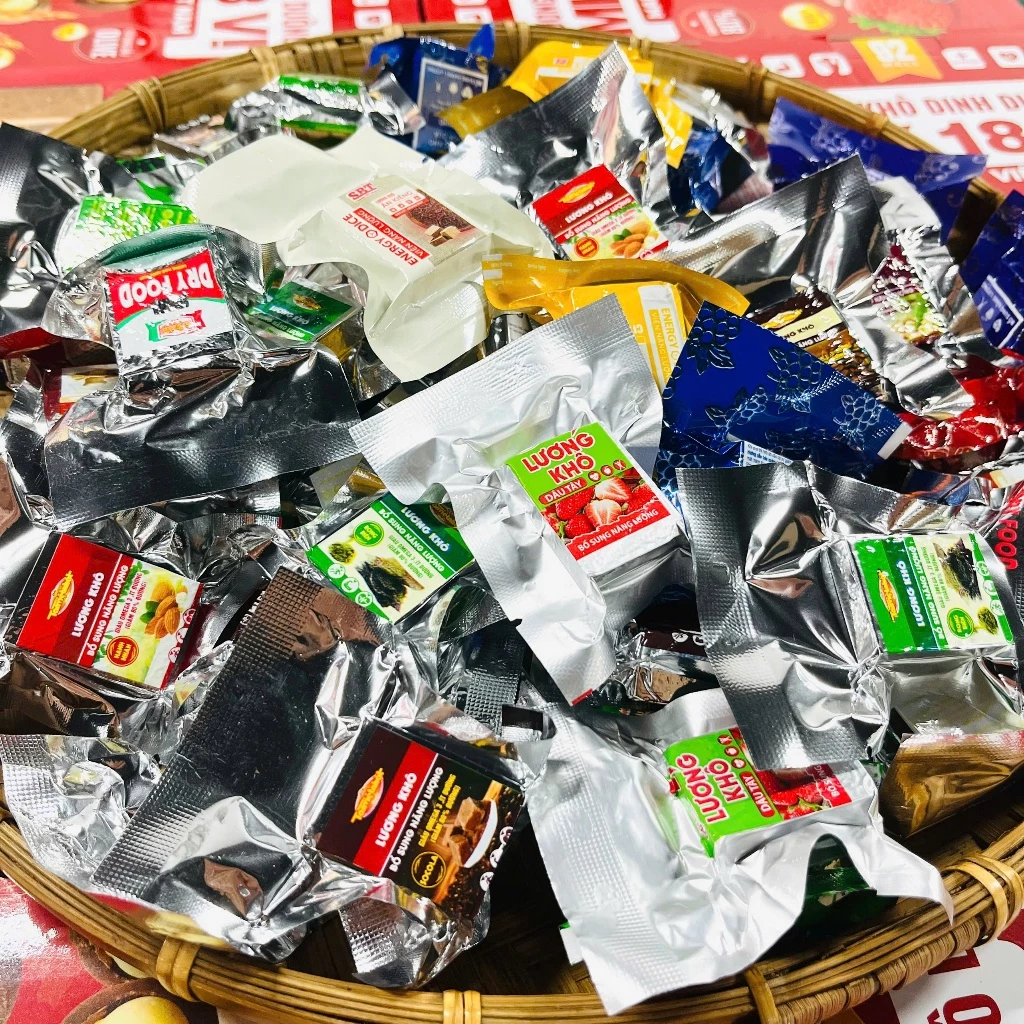[GIÁ SỈ] 5Kg Lương Khô Mix 15 Vị Hạt Dinh Dưỡng Và Trái Cây Dùng Để Ăn Vặt Ăn Sáng Thay Bữa