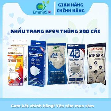 [Thùng 300 cái] Khẩu trang KF94 NNK/ Khẩu trang KF94 Famapro