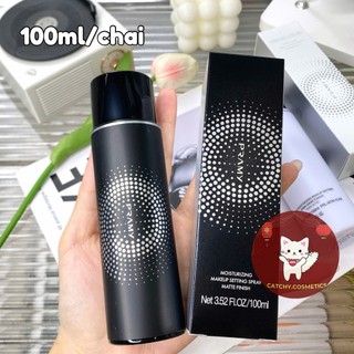 [PRAMY] Xịt Khóa Nền Makeup Pramy Vỏ Đen Trắng, Moisturizing Setting Spray, 100ml