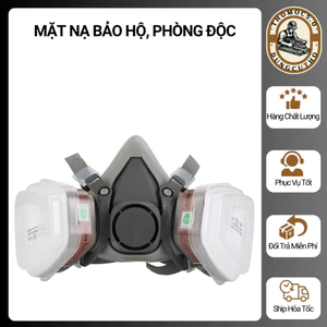 MẶT NẠ PHÒNG ĐỘC SILICONE LỌC KHÍ ĐỘC – CHỐNG BỤI SƠN, CHỐNG HÓA CHẤT