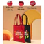 Túi vải canvas màu đỏ Hello SUMMER CÓ KHÓA KÉO - TÚI TOTE DU LỊCH đeo vai phong cách thời trang đựng đồ tuid012