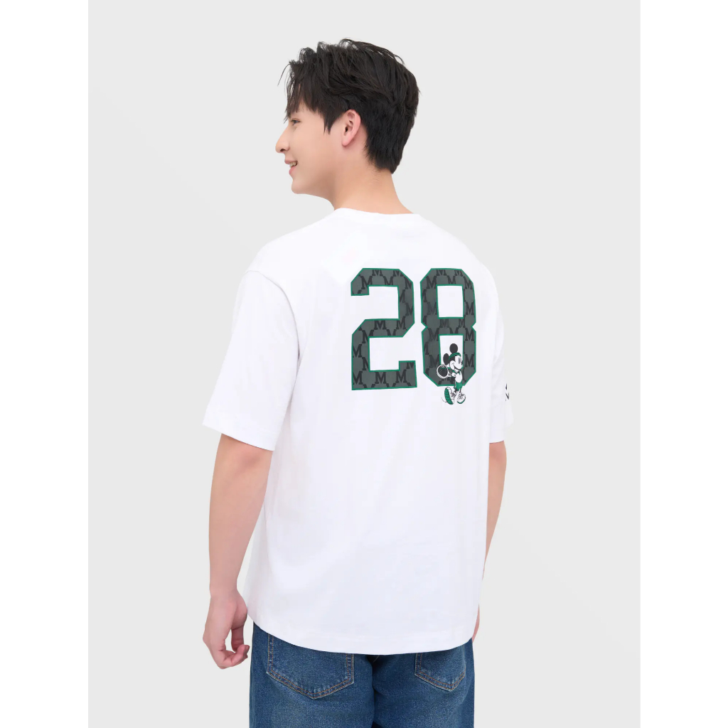 Áo phông nam CANIFA cộc tay basic dáng rộng có hình in 8TS25S009