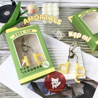 [AMORTALS] Kẹp Mi Amortals Góc Rộng Vỏ Xanh, Kẹp Mi Cong Tự Nhiên, Kèm Silicon Thay Thế