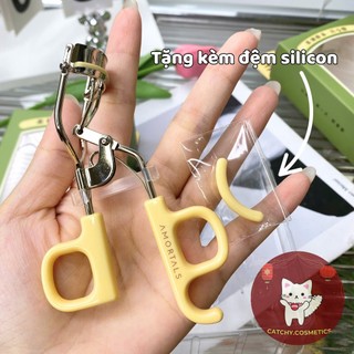 [AMORTALS] Kẹp Mi Amortals Góc Rộng Vỏ Xanh, Kẹp Mi Cong Tự Nhiên, Kèm Silicon Thay Thế