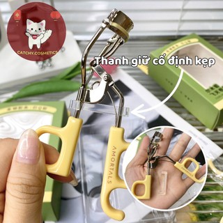 [AMORTALS] Kẹp Mi Amortals Góc Rộng Vỏ Xanh, Kẹp Mi Cong Tự Nhiên, Kèm Silicon Thay Thế