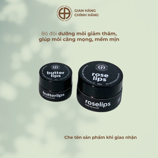 Trọn bộ dưỡng môi giảm thâm 2 sản phẩm ROSELIP + BUTTERLIP
