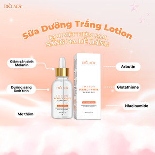 [Dr.Lady Chính Hãng] Sữa Dưỡng Trắng Sáng Da Lotion Căng Bóng Mịn Màng, Cấp Ẩm, Hỗ Trợ Làm Mờ Khuyết Điểm