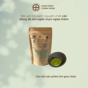 Bột yến trà xanh giảm mụn cấp ẩm nuôi dưỡng da ngừa thâm - Da69station