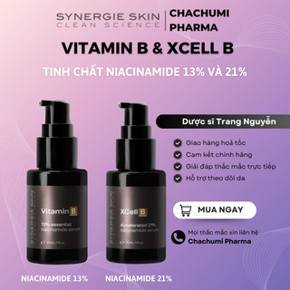 Synergie Skin Vitamin B & XCell B – Bộ đôi phục hồi và củng cố hàng rào bảo vệ da vượt trội