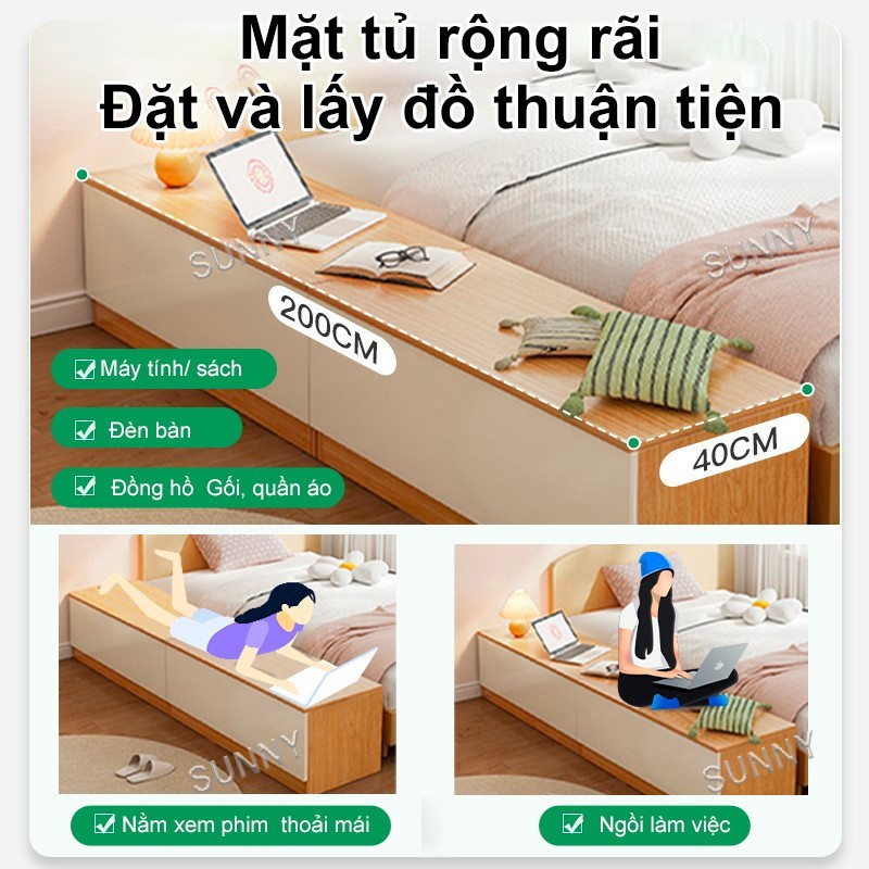 SUNNY Kệ Để Tivi Để Dọc Ban Công Để Dọc Thành Giường Đựng Đồ Rộng Rãi
