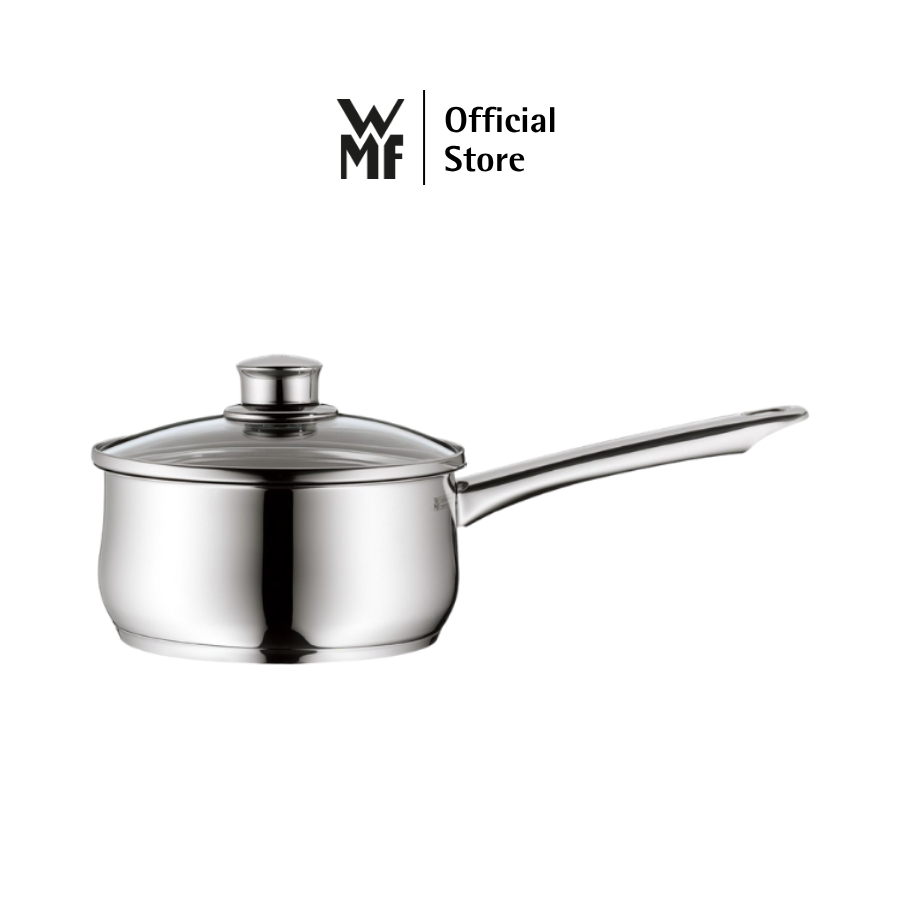 Quánh WMF Diadem 16cm Có Nắp Kính, Dung Tích 1.4L, Đáy Từ 3 Lớp Dùng Cho Mọi Loại Bếp