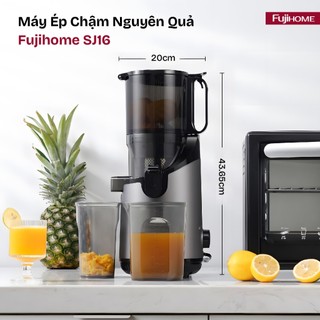 Máy Ép Chậm Nguyên Quả Fujihome SJ16 | Ép Nguyên Trái 130mm | 250W Mạnh Mẽ | Ép Kiệt Giữ Dưỡng Chất