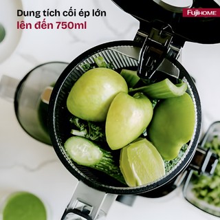 Máy Ép Chậm Nguyên Quả Fujihome SJ16 | Ép Nguyên Trái 130mm | 250W Mạnh Mẽ | Ép Kiệt Giữ Dưỡng Chất