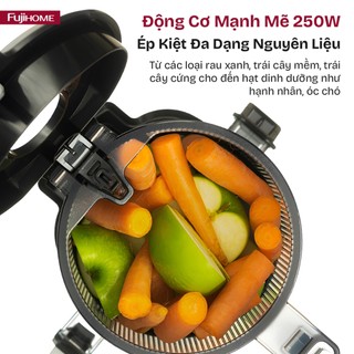 Máy Ép Chậm Nguyên Quả Fujihome SJ16 | Ép Nguyên Trái 130mm | 250W Mạnh Mẽ | Ép Kiệt Giữ Dưỡng Chất