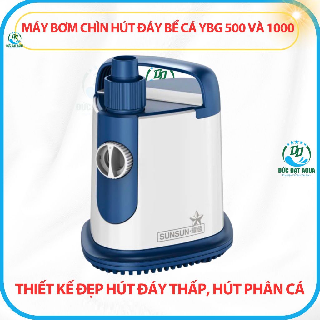 máy bơm chìn bể cá SUNSUN YGP500L -1000L-1500L-2500L-3000L-3500L thiết kế đẹp hút đáy thấp