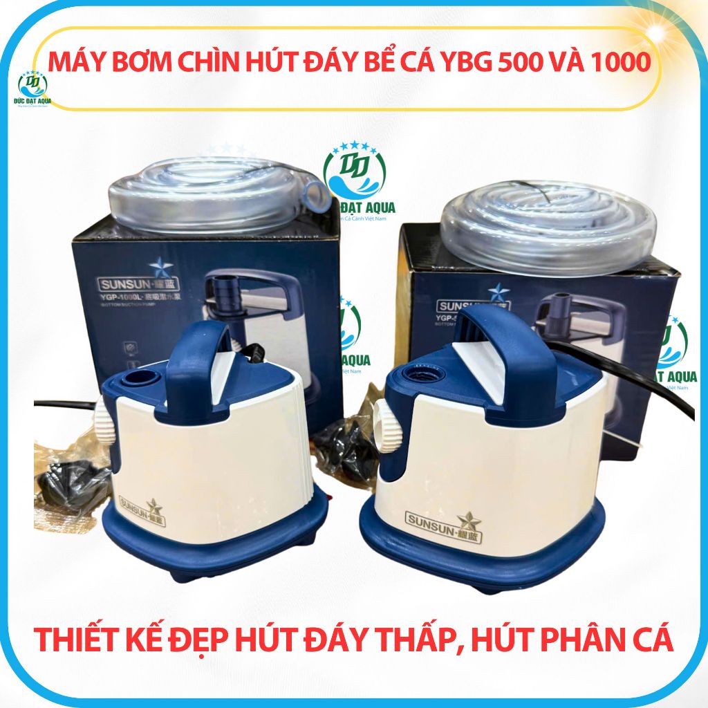 máy bơm chìn bể cá SUNSUN YGP500L -1000L-1500L-2500L-3000L-3500L thiết kế đẹp hút đáy thấp 2