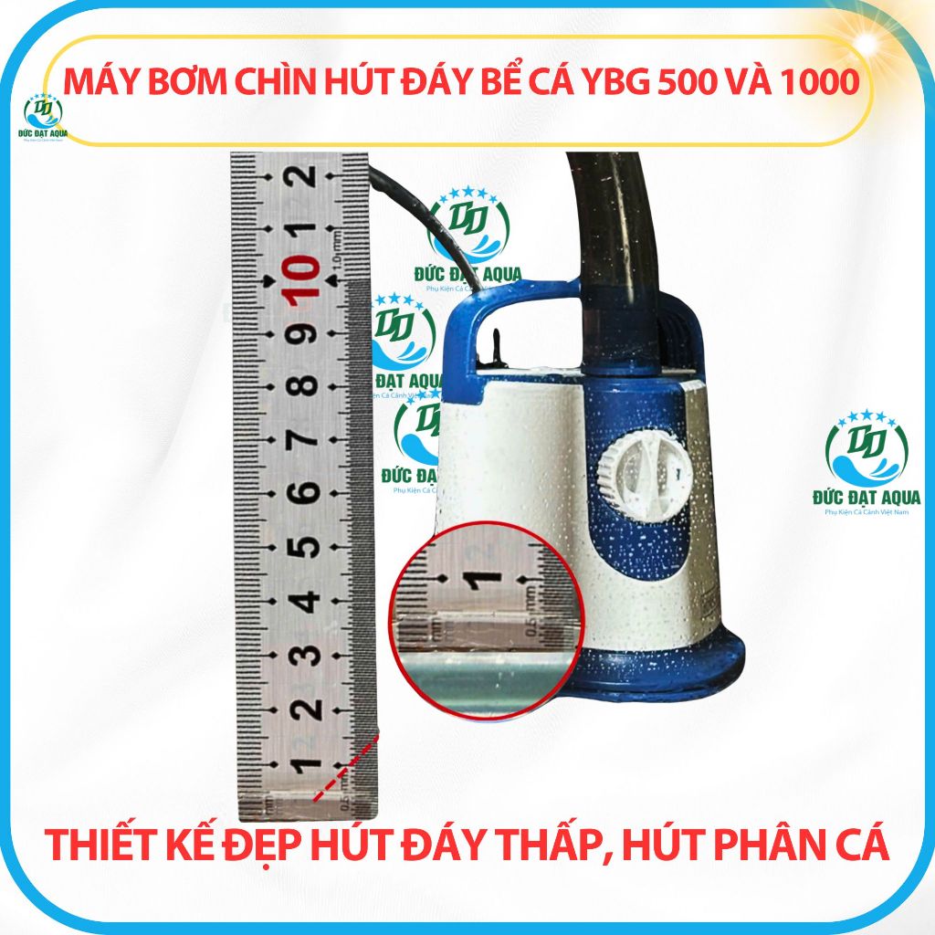 máy bơm chìn bể cá SUNSUN YGP500L -1000L-1500L-2500L-3000L-3500L thiết kế đẹp hút đáy thấp 5