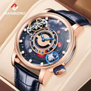 Đồng Hồ Cơ Nam HANBORO WATCH 1020 [55] Chính Hãng Full box | Bảo hành 5 năm