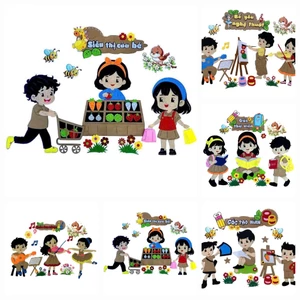 TRANH GÓC STEAM MẪU MỚI - Trang Trí Lớp Học Mầm Non