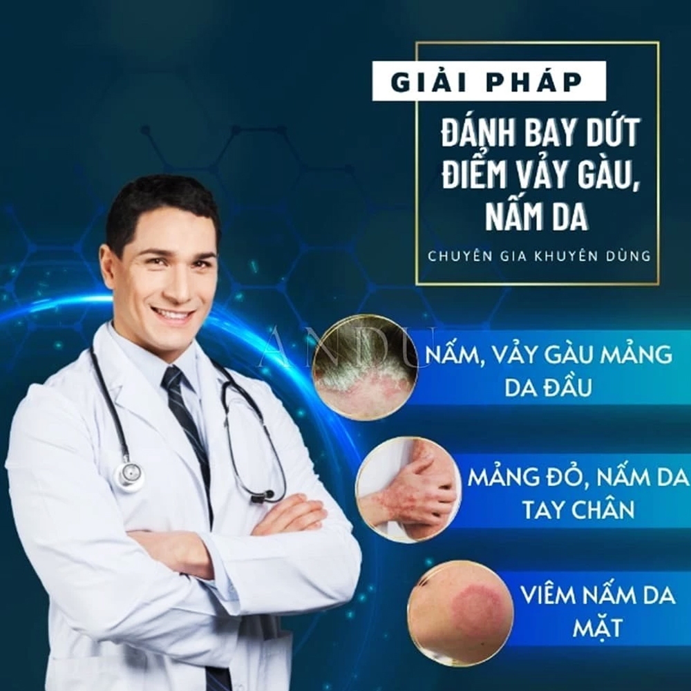 Kem Bôi Nấm Ngứa Viêm Da Cơ Địa NHẬT BẢN dứt điểm Nấm Da đầu, Ghẻ nước Tay Chân, Hắc lào, Tổ đỉa, Vẩy nến Hiệu Quả