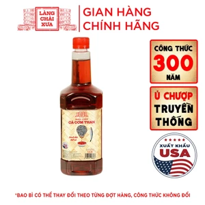 01 Chai Nước Chấm Cá Cơm Than Làng Chài Xưa chai nhựa cao cấp 1 lít Thanh Dịu An toàn Tiết Kiệm
