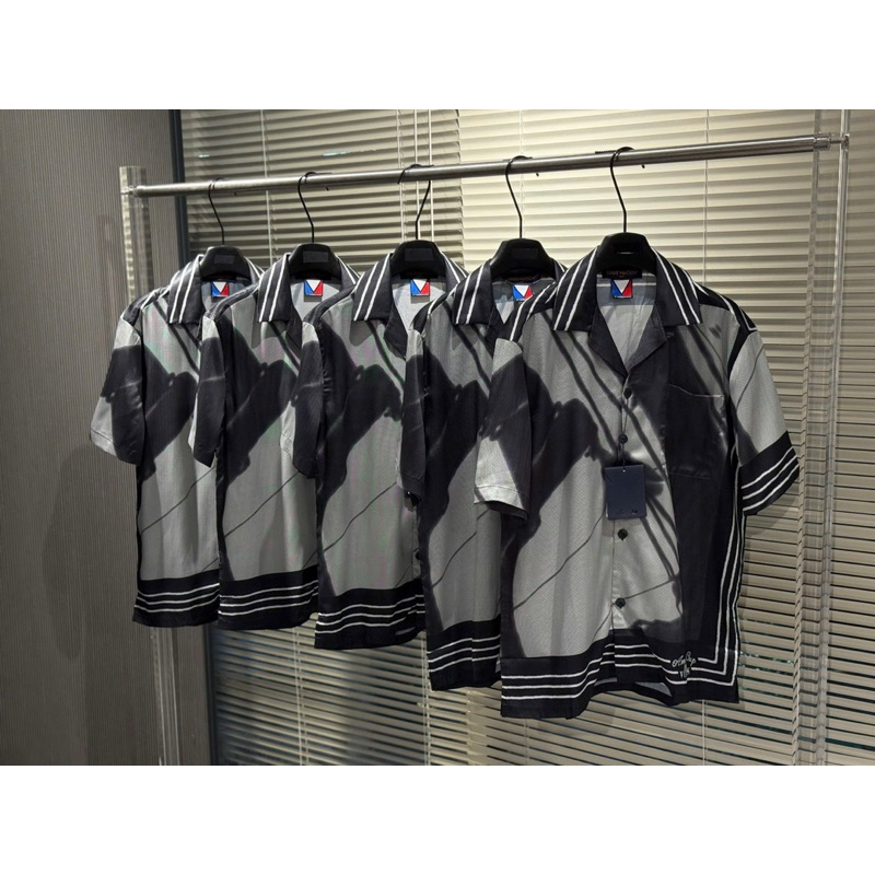 ⚡️[Hight Quality] Áo Sơ Mi 1-\/ Shorts Sleeve Ready To Wear - Điểm Nhấn Màu Loang Sang Chảnh Nam Nữ Phong Cách Resort