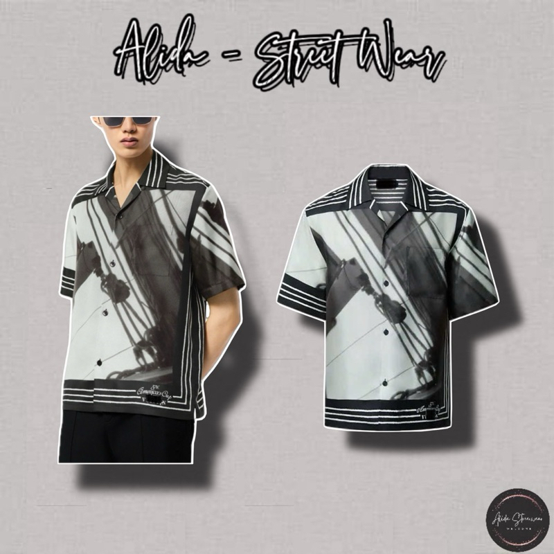 ⚡️[Hight Quality] Áo Sơ Mi 1-\/ Shorts Sleeve Ready To Wear - Điểm Nhấn Màu Loang Sang Chảnh Nam Nữ Phong Cách Resort