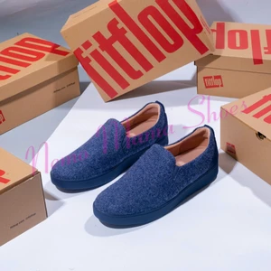 FITFLOP SLIP-ON VẢI F.XANH ĐẬM (230409157)
